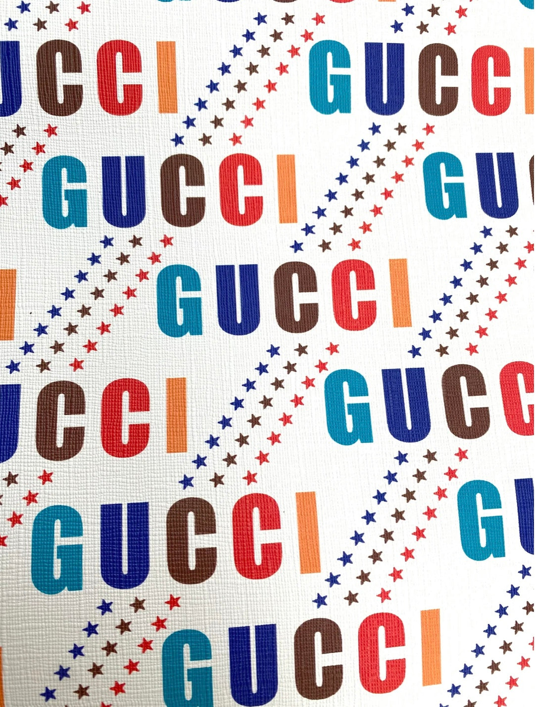 Easter Style Gucci Designer Leather for DIY Crafts Upholstery