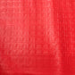 Handmade Red Embossed FF Leather for Custom Bag DIY Crafts