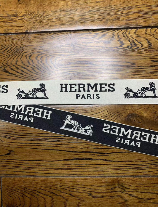 Hermes Paris Elastic Band for Apparel Accessories