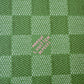 Luxury Green Louis Vuitton Damier Leather for Customized Shoes DIY Bags