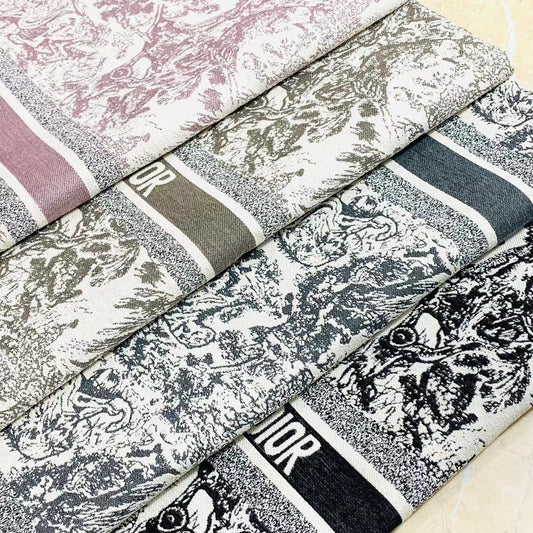 Handmade Christian Dior Jacquard Fabric for Custom DIY Bag