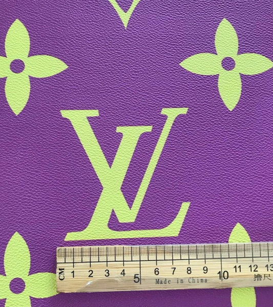 Handmade Big Letter LV Vinyl Leather for Bag Custom