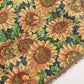 Handmade Oil painting Style Sunflower Cotton Jacquard Fabric for Custom Bag DIY Sewing