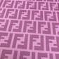 Purple Fendi FF Vinyl Leather for Custom Sneakers DIY Sewing