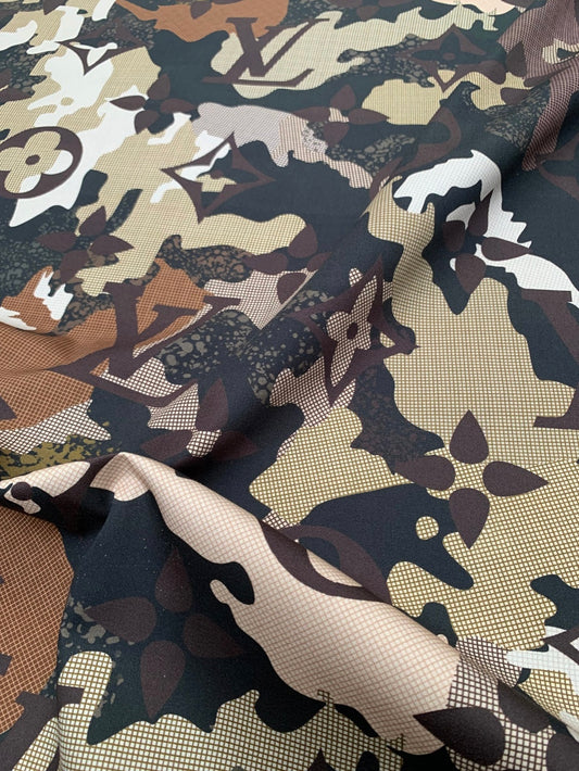 Desert Camouflage Lv Cotton Fabric for Custom Clothing DIY Crafts Sold By The Yard