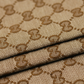 Classic Brown Gucci GG Jacquard Fabric for DIY Crafts Apparel Sold By Yard