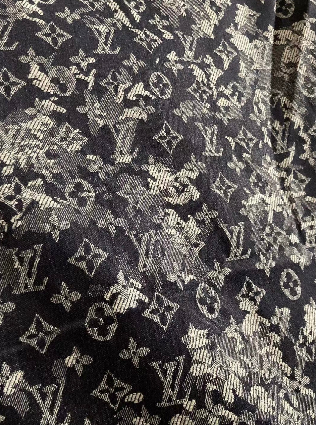 LV Denim Camouflage Cotton Fabric for Custom Jacket – JINFABRICSTORE