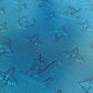 Custom Crafts Blue Camouflage Lv Vinyl Leather for DIY Products Upholstery