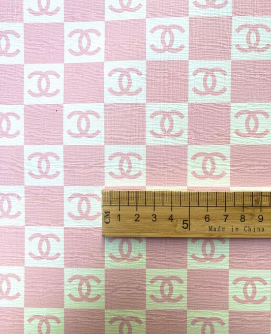 Small Pink Chanel Handmade Crafts Vinyl for Custom sneakers