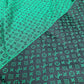 Peacock Green Lv Cotton Jacquard Fabric for Apparel Crafts