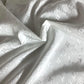 Handmade Silver Jacquard Silk Fabric for DIY crafts