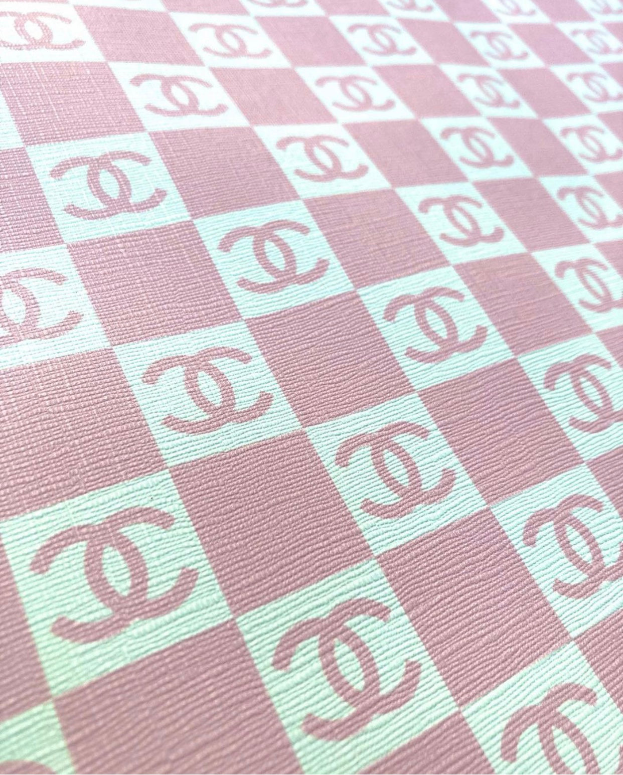 Small Pink Chanel Handmade Crafts Vinyl for Custom sneakers