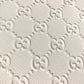 Pure White Embossed Gucci Designer Leather for Custom Sneakers Carinterior