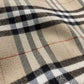 Burberry Check Cotton Brushed Cozy Fabric for Clothing