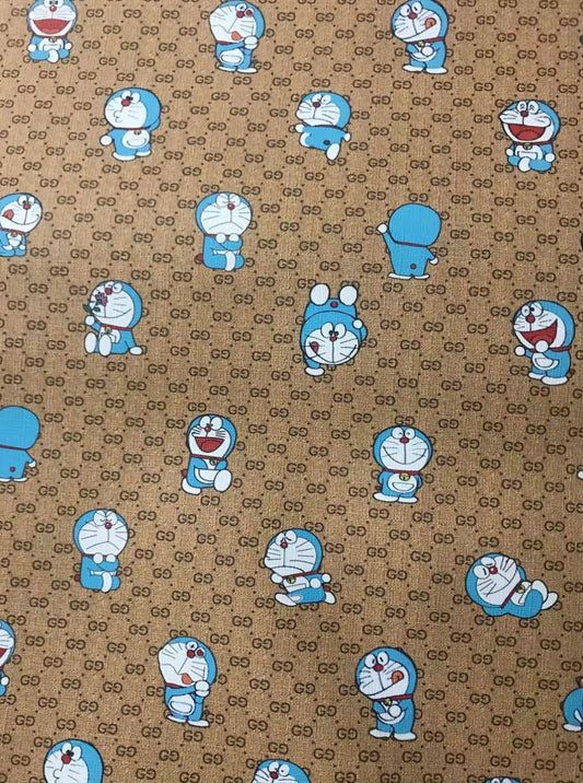 Gucci Doraemon Leather Vinyl for Bag Shoe Custom