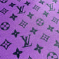 New Pure Purple Designer Leather for Custom Sneakers Bag