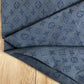 Handmade Denim Fabric Dark Blue Grey LV for Clothing Jeans