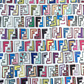 Colorful Fendi casual FF Vinyl Leather Fabric For Custom Sneakers