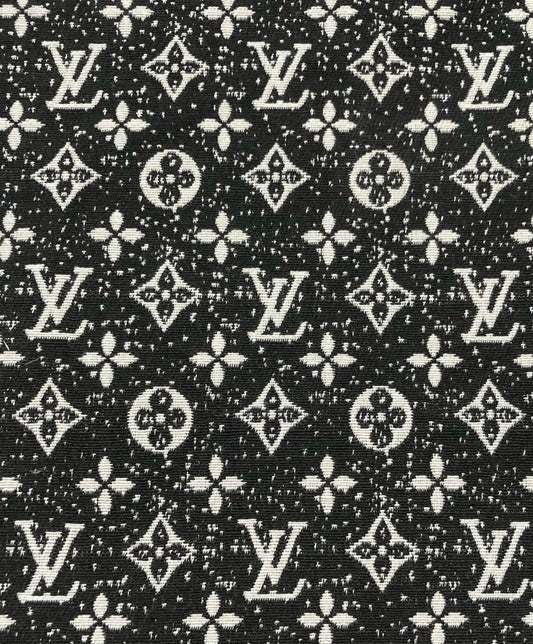 Handmade Fabric Flecks LV Cotton Jacquard for Custom Shoes