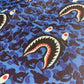 Bape Fashion Shark Camo Custom Handmade Leather