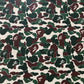 Dark Green Bape Designer Leather for Crafting Sneakers