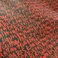 Red LV Graffiti Letter Leather for Shoe Custom