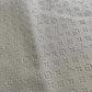 Small Letter White Embossed LV Sold by Yard