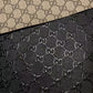 Black Embossed Gucci Leather Fabric