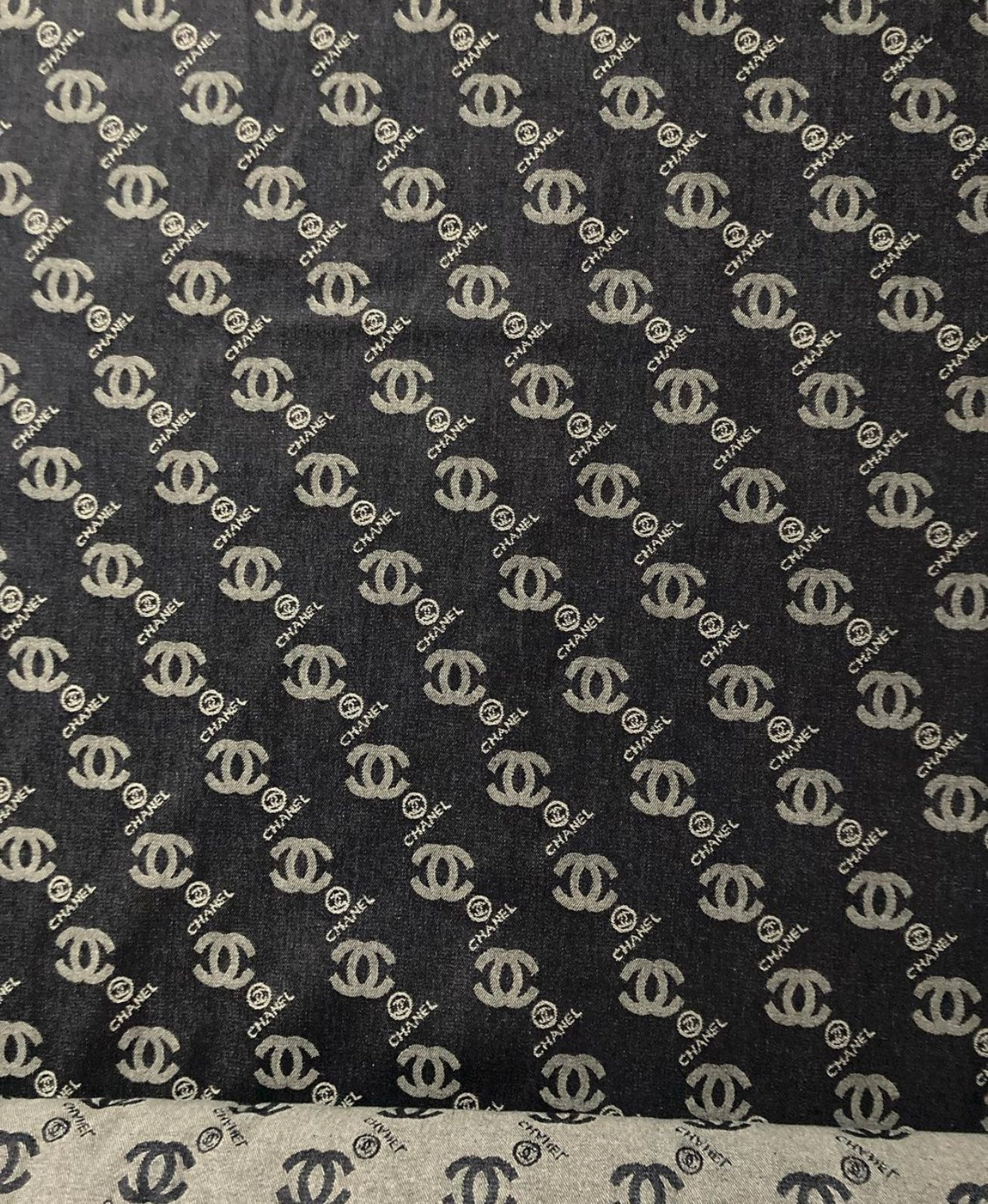 Handmade Chanel Denim Fabric for Custom Jeans