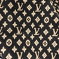 Soft Handmade Jacquard Lv Letter Knitting Fabric for Quilting Clothing Pants