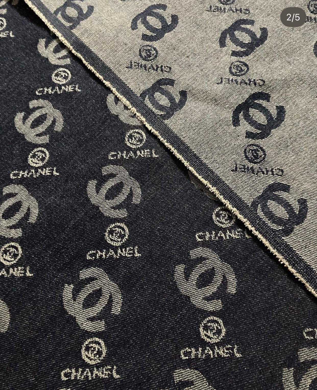 Handmade Chanel Denim Fabric for Custom Jeans