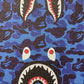 Bape Fashion Shark Camo Custom Handmade Leather